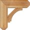 Ekena Millwork Imperial Craftsman Rough Sawn Bracket w/ Offset Brace, Western Red Cedar, 6"W x 16"D x 16"H BKT0604X16X16IMP04RWR - alternate 4
